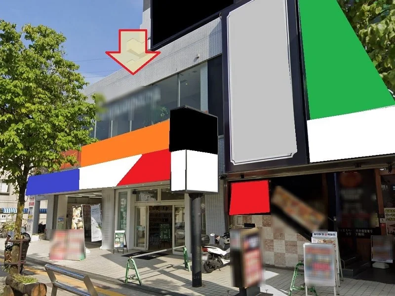 獨協大学前〈草加松原〉のスケルトン店舗物件の外観