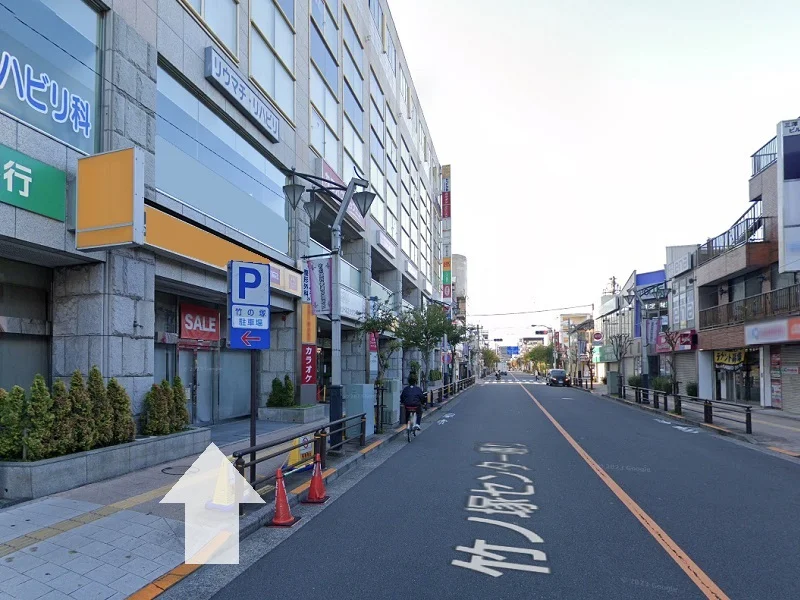 貸店舗(スケルトン)の外観