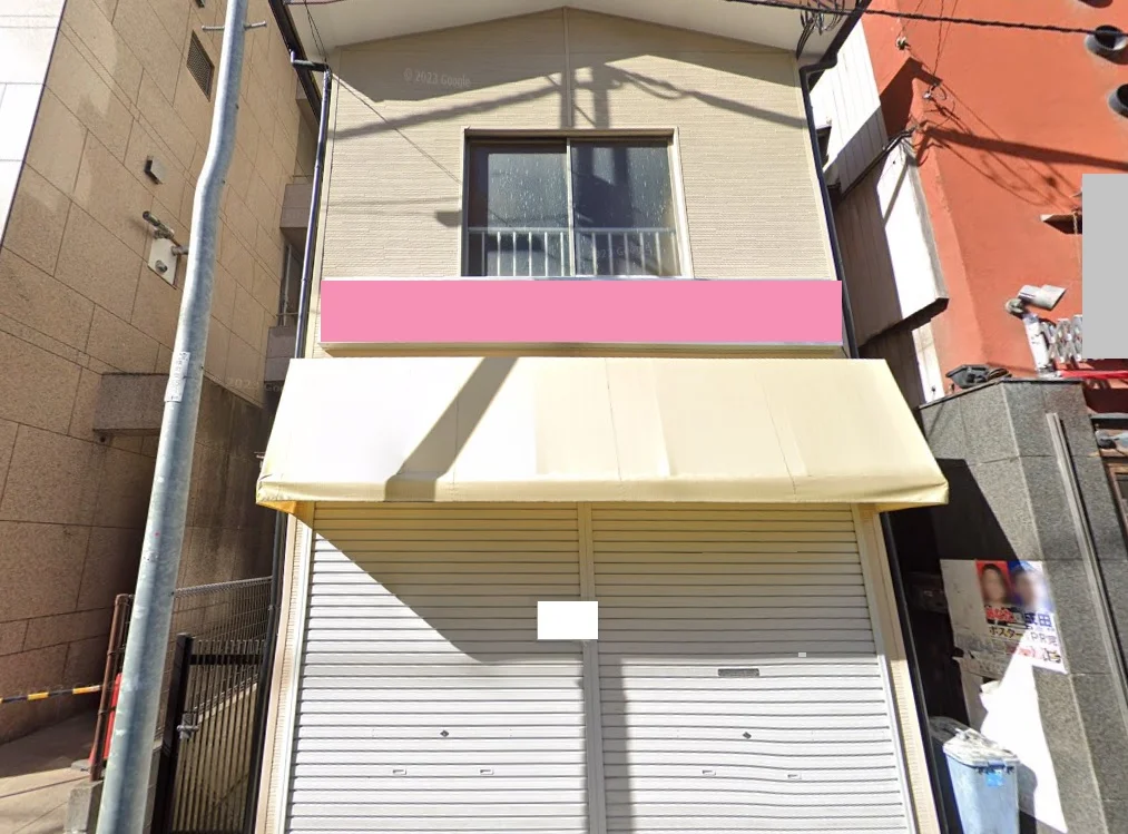 貸店舗(スケルトン)の外観