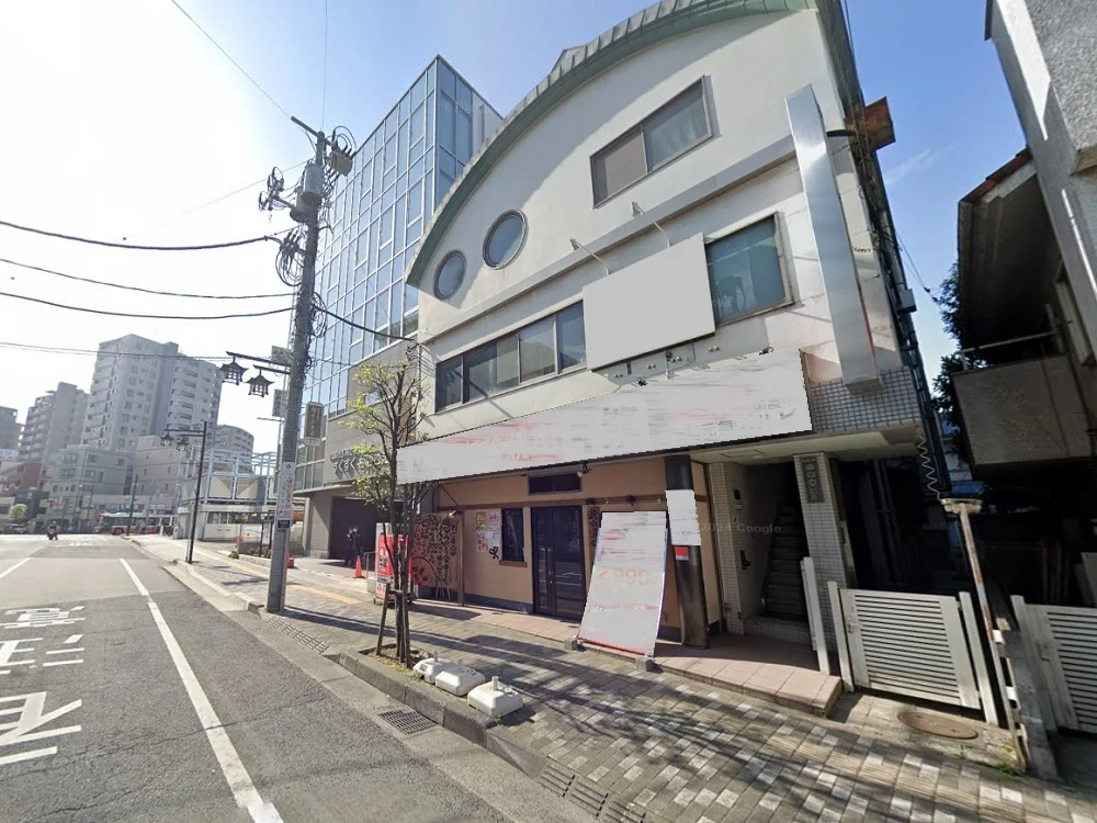 本川越のスケルトン店舗物件の外観