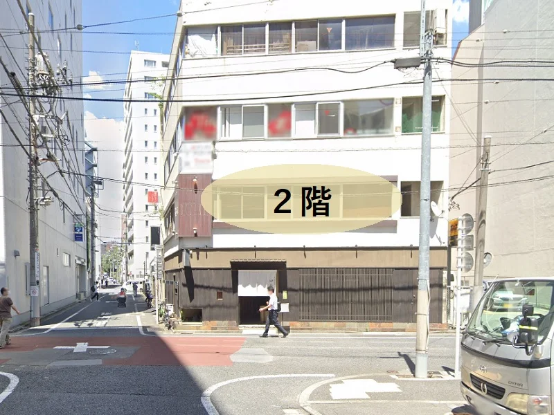 貸店舗(スケルトン)の外観