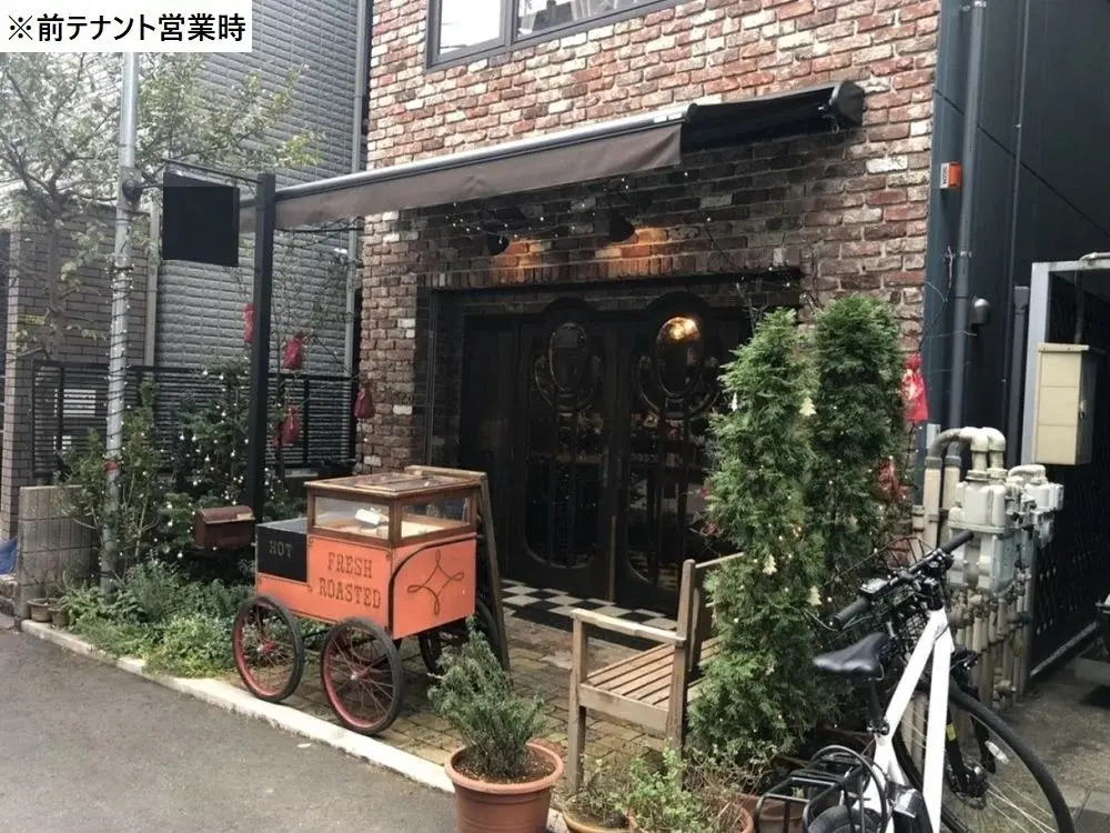 カフェ・喫茶店の居抜き物件の外観