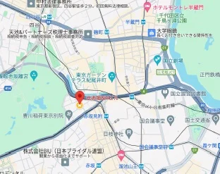 貸店舗(スケルトン)の地図