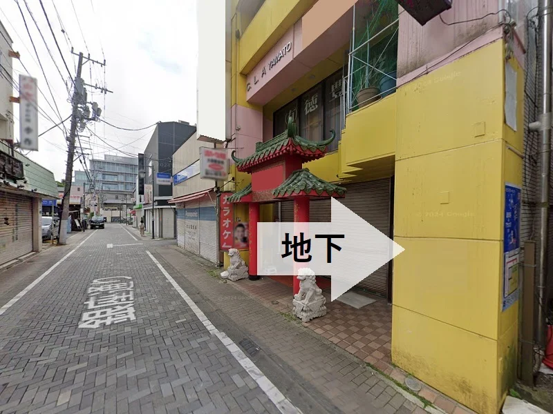 貸店舗(スケルトン)の外観