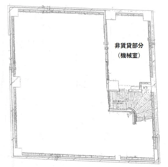 中野新橋のスケルトン物件の平面図