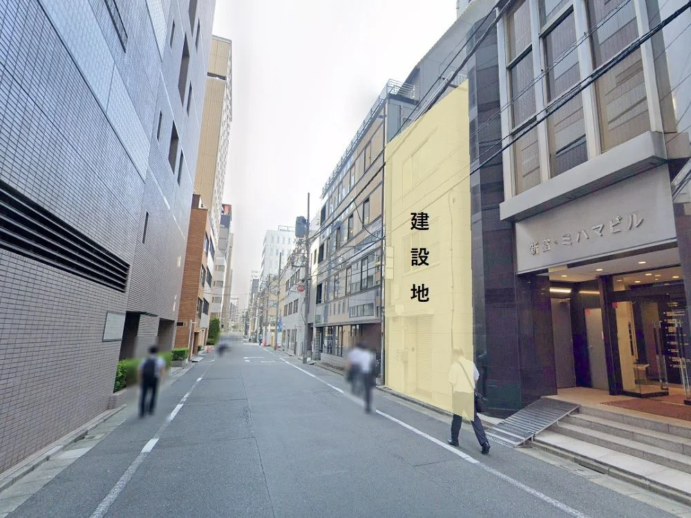 八丁堀のスケルトン物件の外観