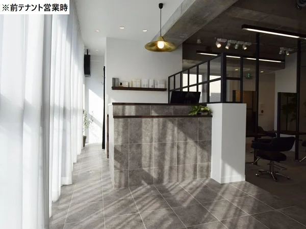 自由が丘の美容室・理容室居抜きの内装