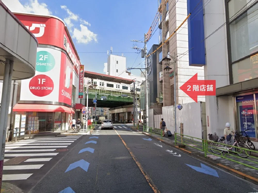 貸店舗(スケルトン)の外観