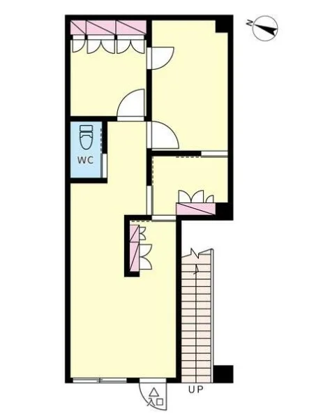 元町・中華街の居抜き店舗の平面図