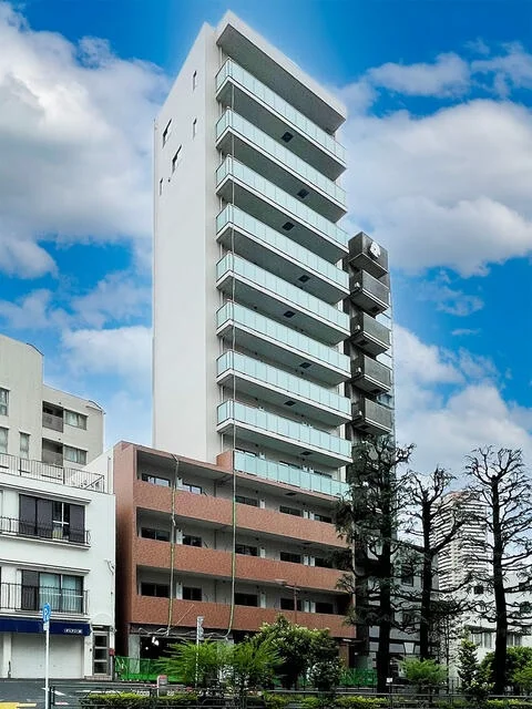 曙橋のスケルトン店舗物件の外観