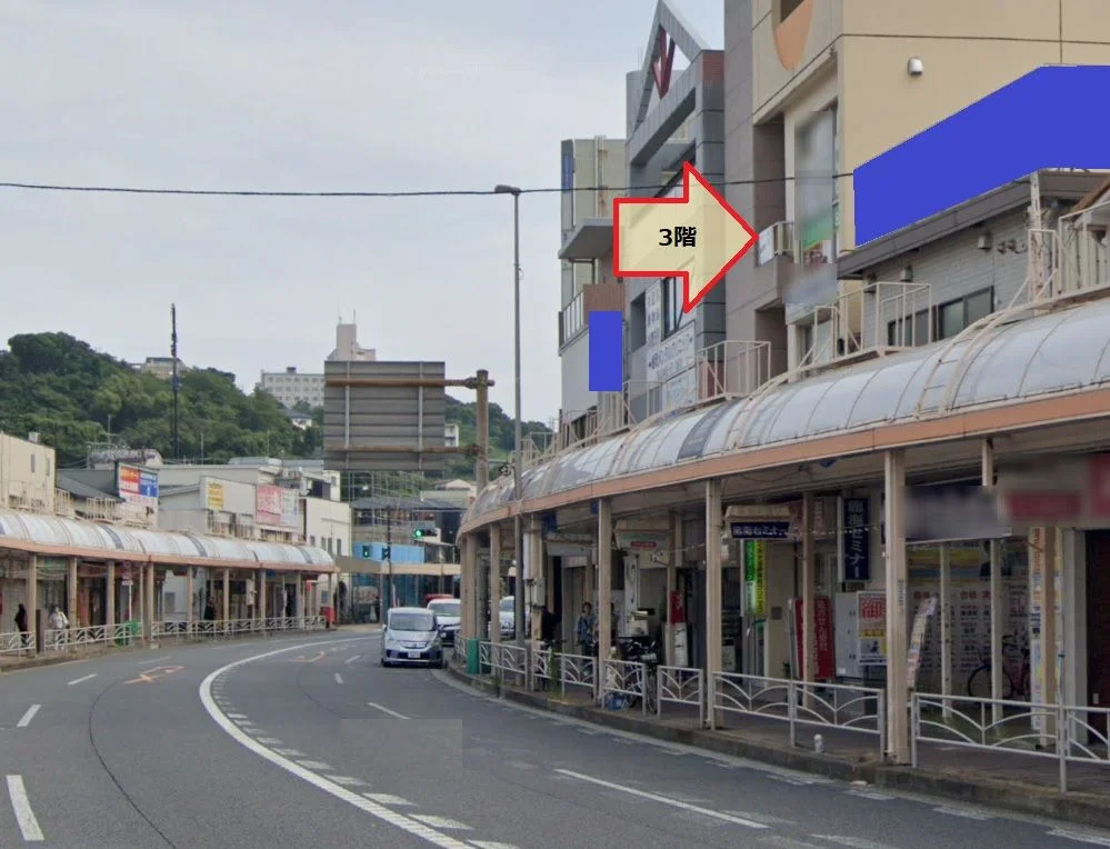 医院の居抜き物件の外観