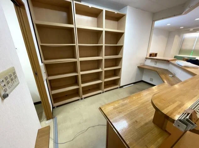 追浜の居抜き店舗の内装