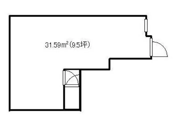 希望ヶ丘のテイクアウト居抜きの平面図