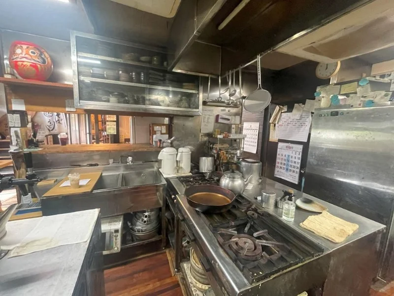 川越のうどん・そば居抜きの厨房
