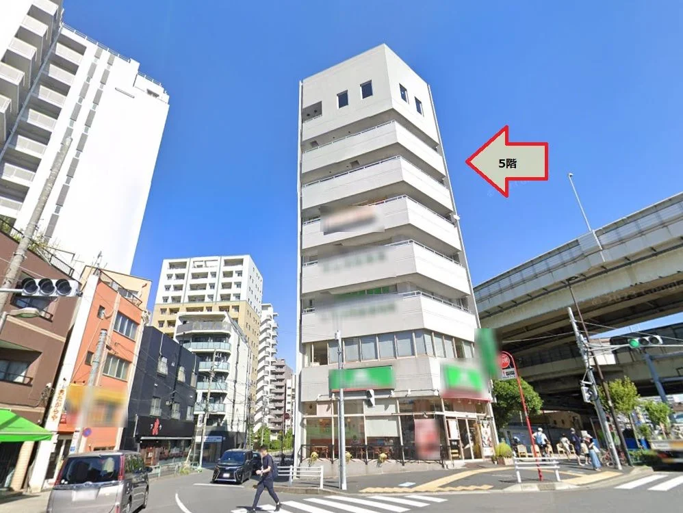 貸店舗(事務所仕様)の外観