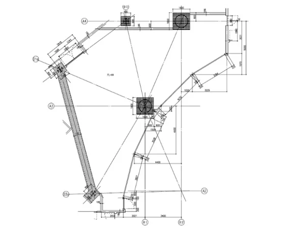 汐留の居抜き店舗の平面図