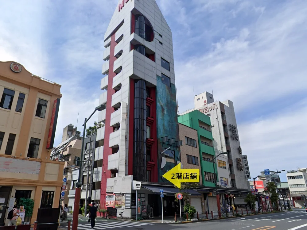 浅草のスケルトン物件の外観