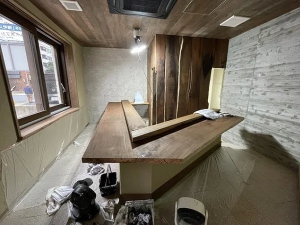 和食の居抜き物件の内装