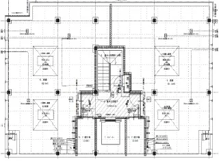 人形町のスケルトン物件の平面図