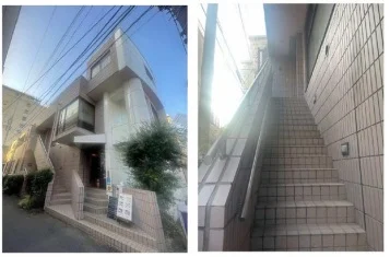 平和島のスケルトン店舗物件の外観