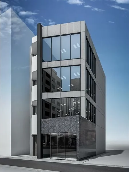 梅島のスケルトン店舗物件の外観