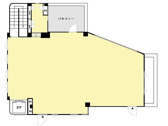 北小金のスケルトン物件の平面図
