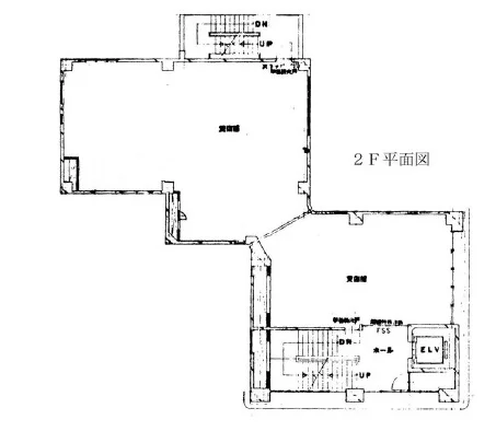 松戸のスケルトン物件の平面図
