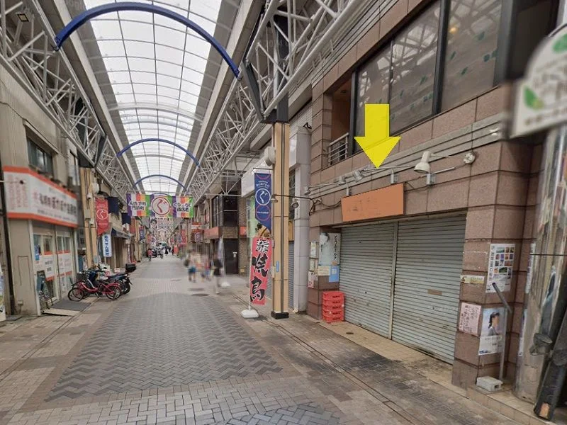 テイクアウトの居抜き物件の外観