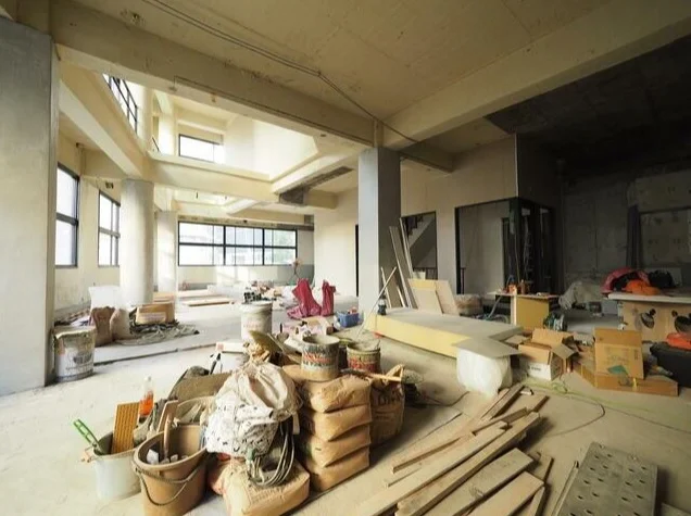 千葉中央のスケルトン物件の内装