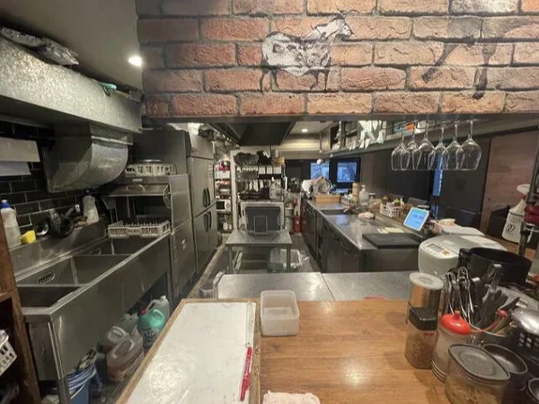 焼肉屋の居抜き物件の内装