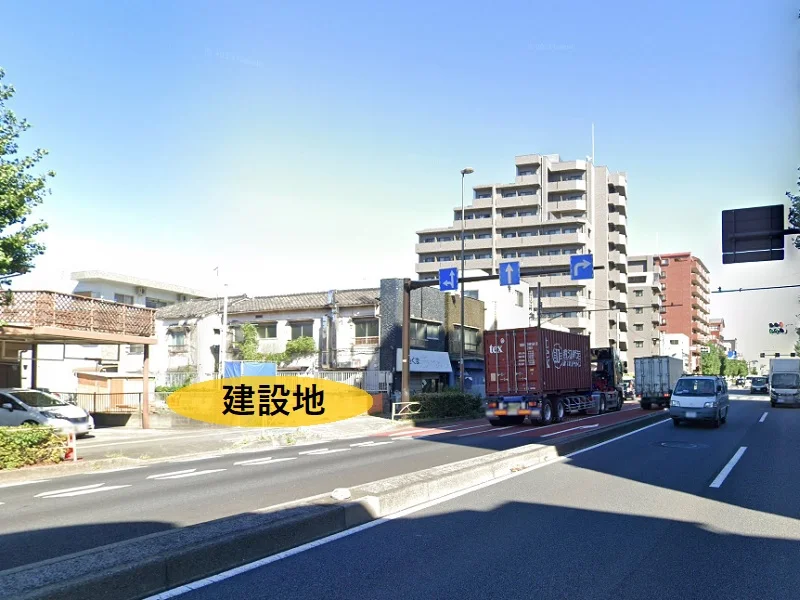 上板橋のスケルトン店舗物件のエントランス