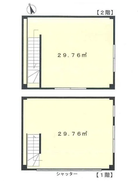 上板橋のスケルトン物件の平面図