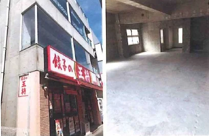 金沢文庫のスケルトン店舗物件の内装