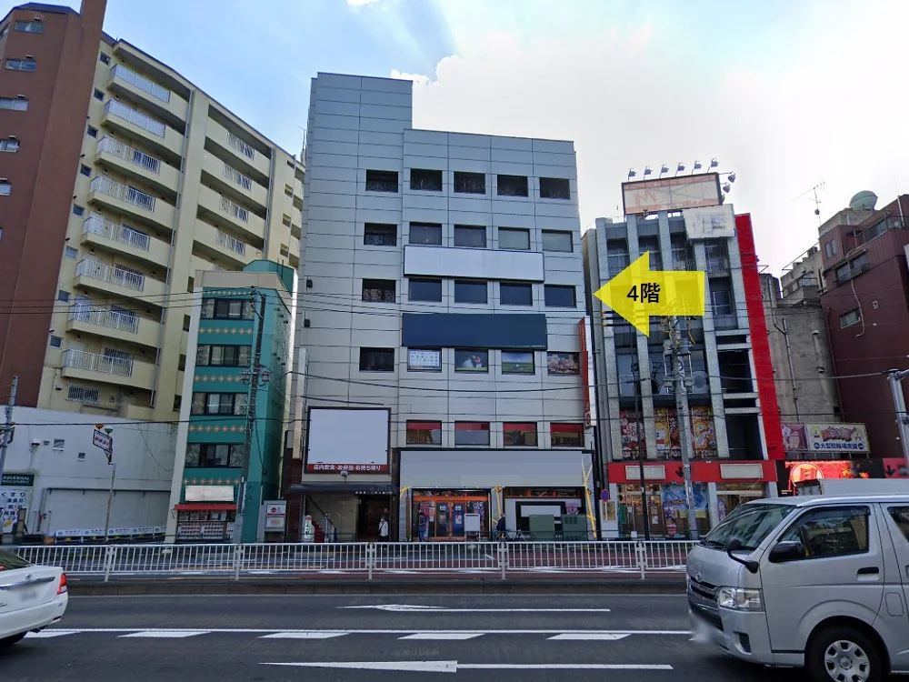 貸店舗(スケルトン)の外観