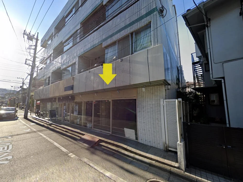 物販の居抜き物件の外観