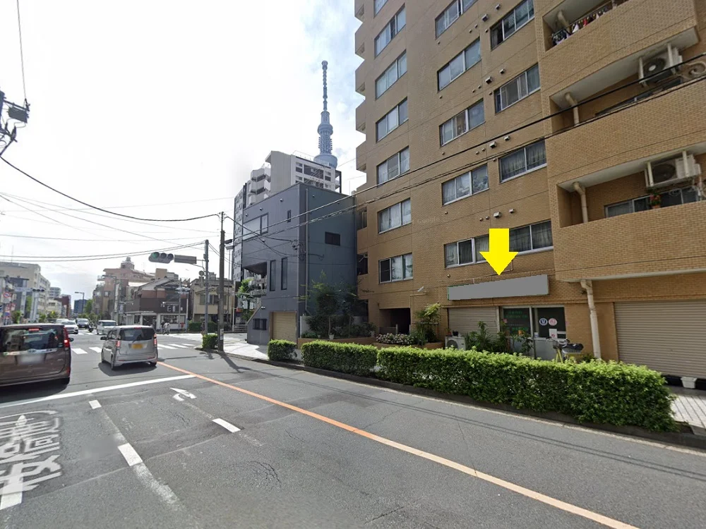 押上（スカイツリー前）の事務所仕様物件の外観