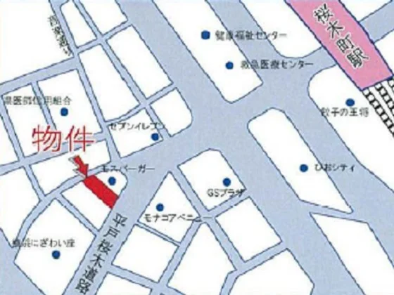 桜木町のその他居抜きの地図