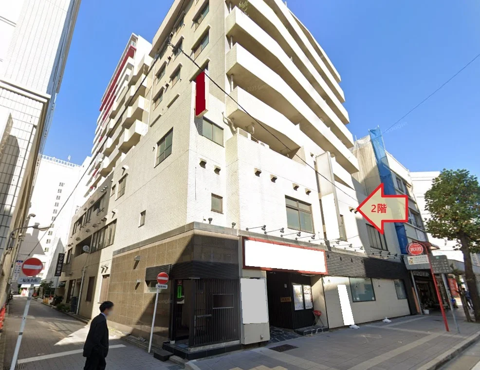 貸店舗(スケルトン)の外観