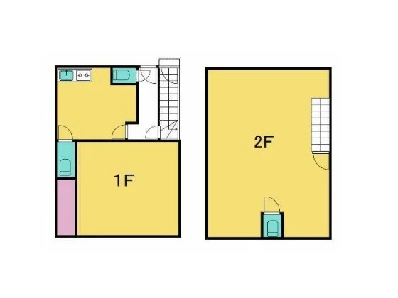 BAR・ショットバーの居抜き物件の平面図