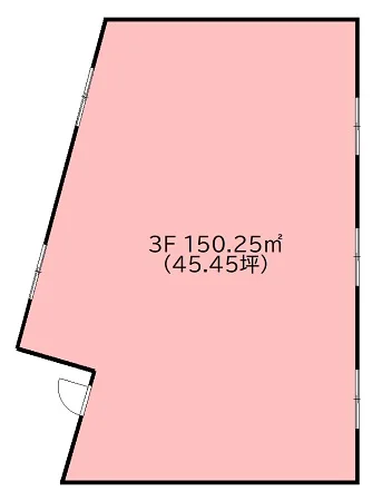 渋沢の居酒屋居抜きの平面図