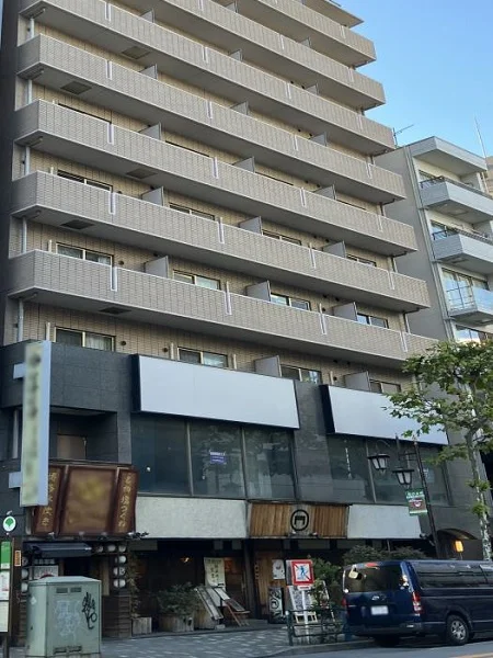 恵比寿のスケルトン物件の外観