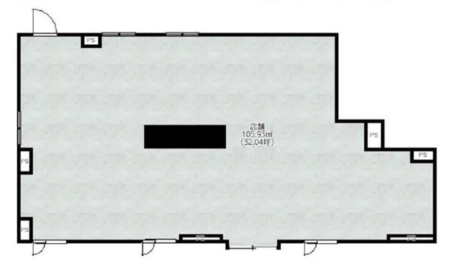 葛西のスケルトン物件の平面図