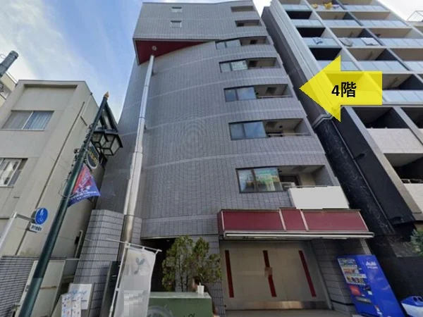 高円寺の事務所仕様店舗物件の外観