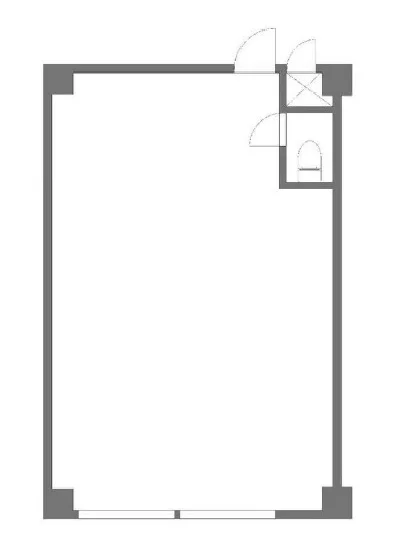 桶川のスケルトン物件の平面図