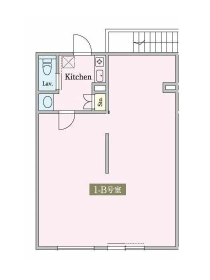 薬園台のスケルトン物件の平面図