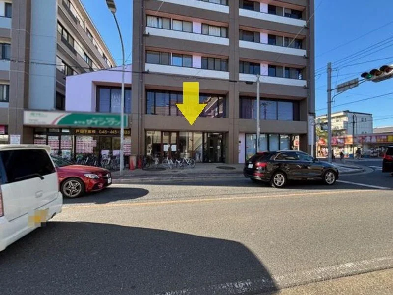 戸田公園の事務所仕様店舗物件の外観