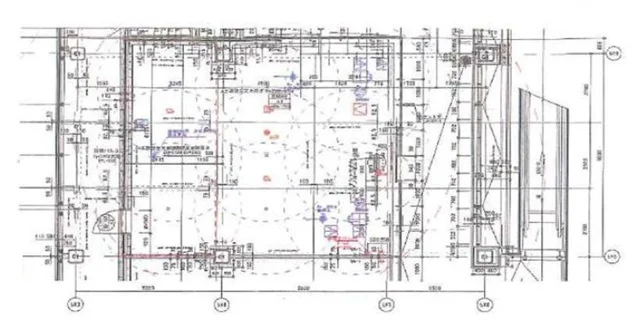 大宮のスケルトン物件の平面図