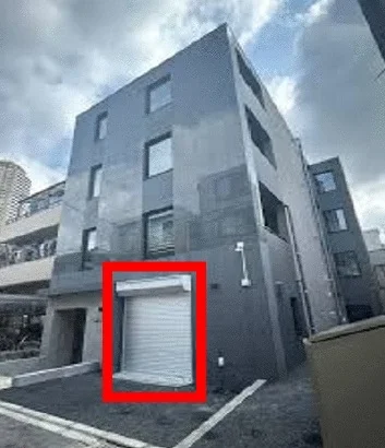 貸店舗(スケルトン)の外観