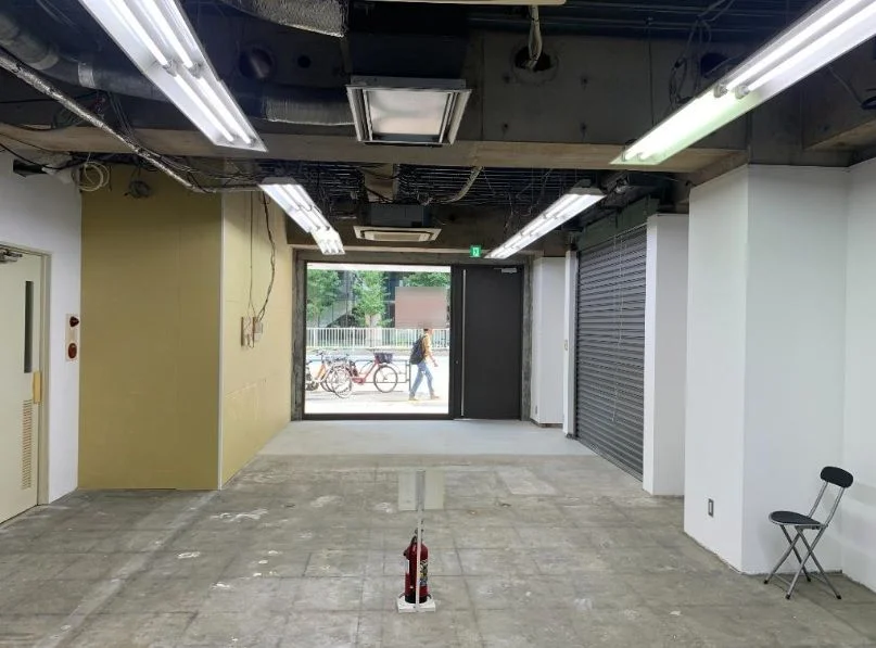 大崎広小路のスケルトン物件の内装