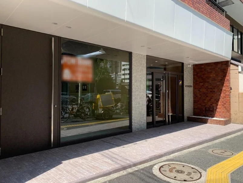 大崎広小路のスケルトン店舗物件の外観